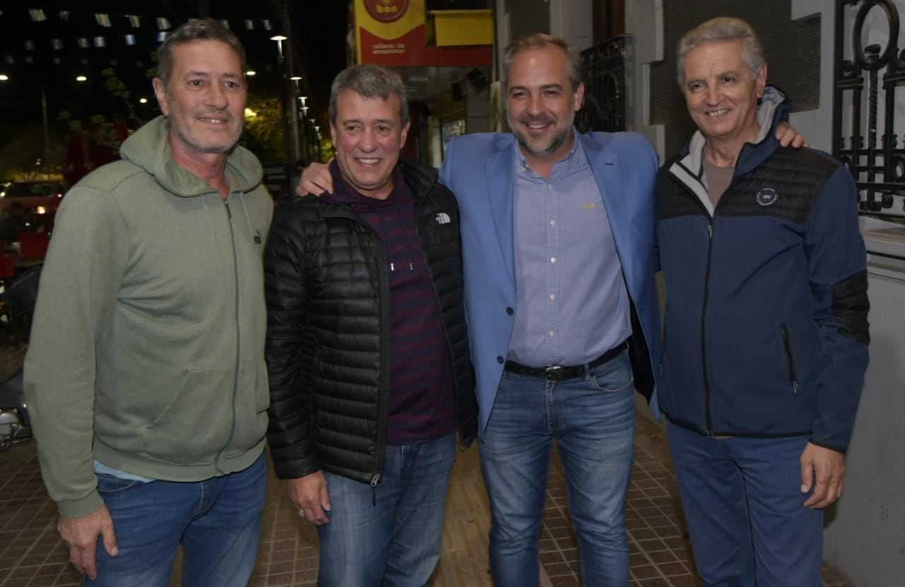 Alejandro Bermejo, Adolfo Bermejo, Matías Stevanato y Francisco "chiqui" García. Orlando Pelichotti / Los Andes