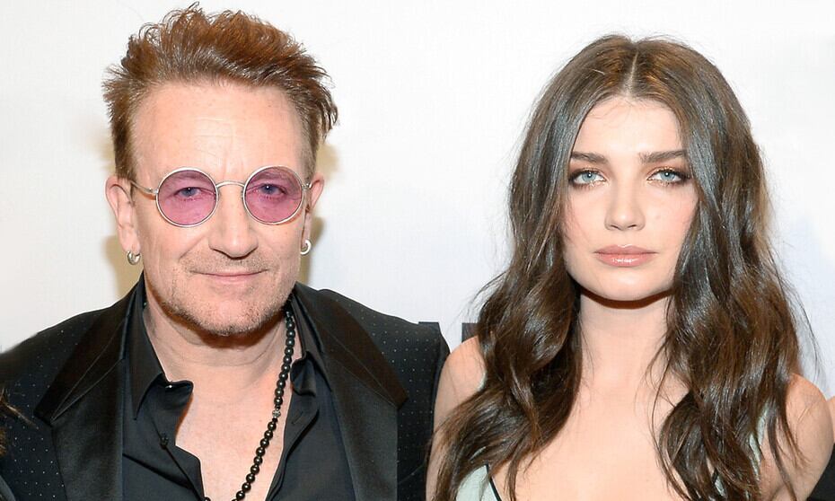 Bono, cantante de U2, junto a su hija Eve Hewson. Foto: Gentileza