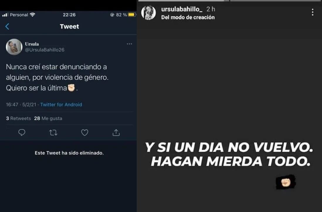 Los posteos en redes de Úrsula, víctima de un femicidio - 