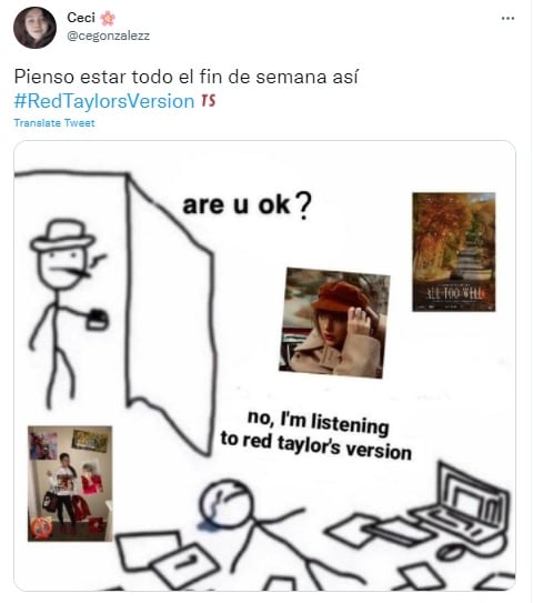 Los memes tras el relanzamiento de "Red", el disco de Taylor Swift