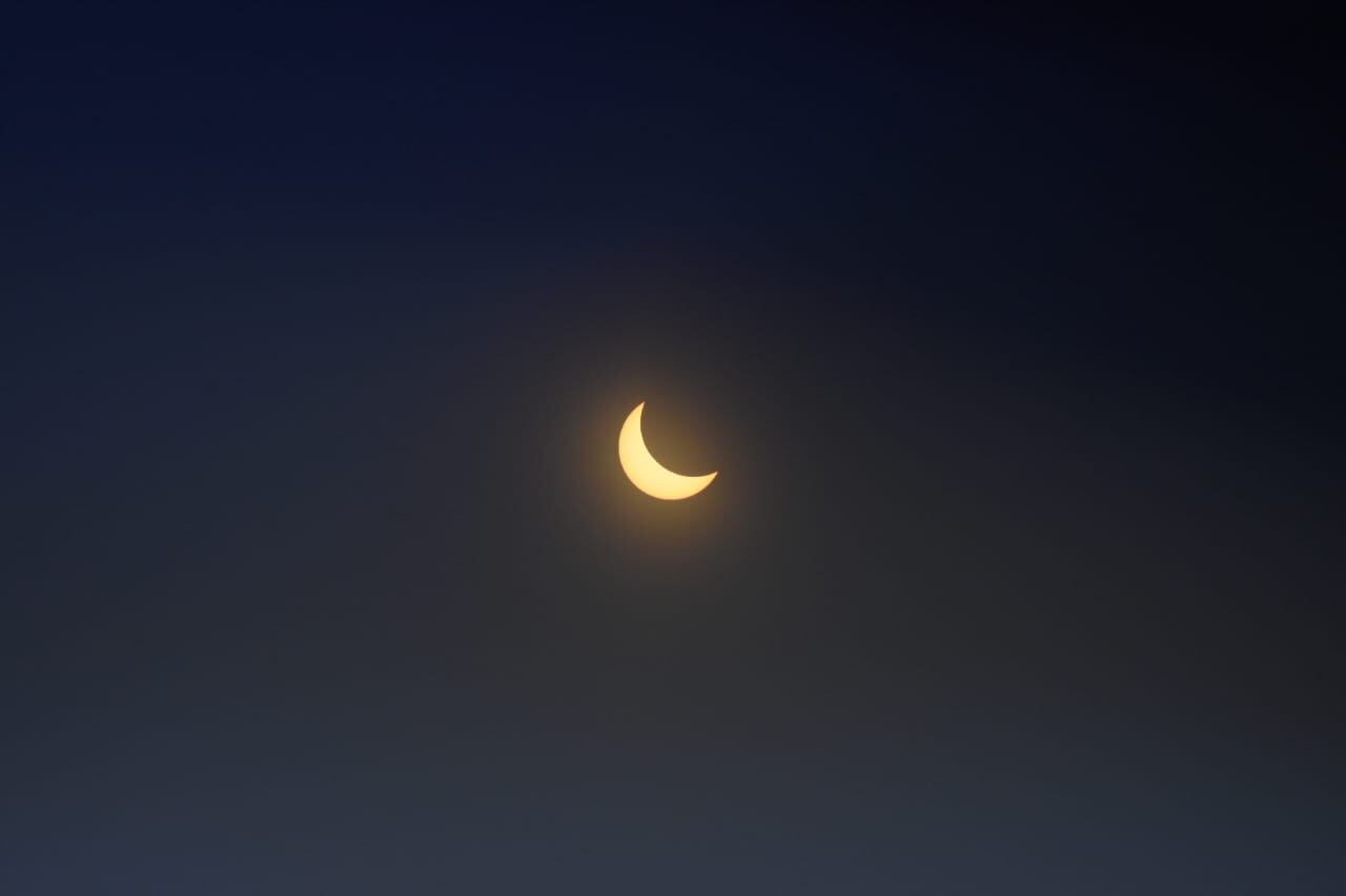 En Mendoza. Una de las tomas obtenidas por fotógrafos de Los Andes. 