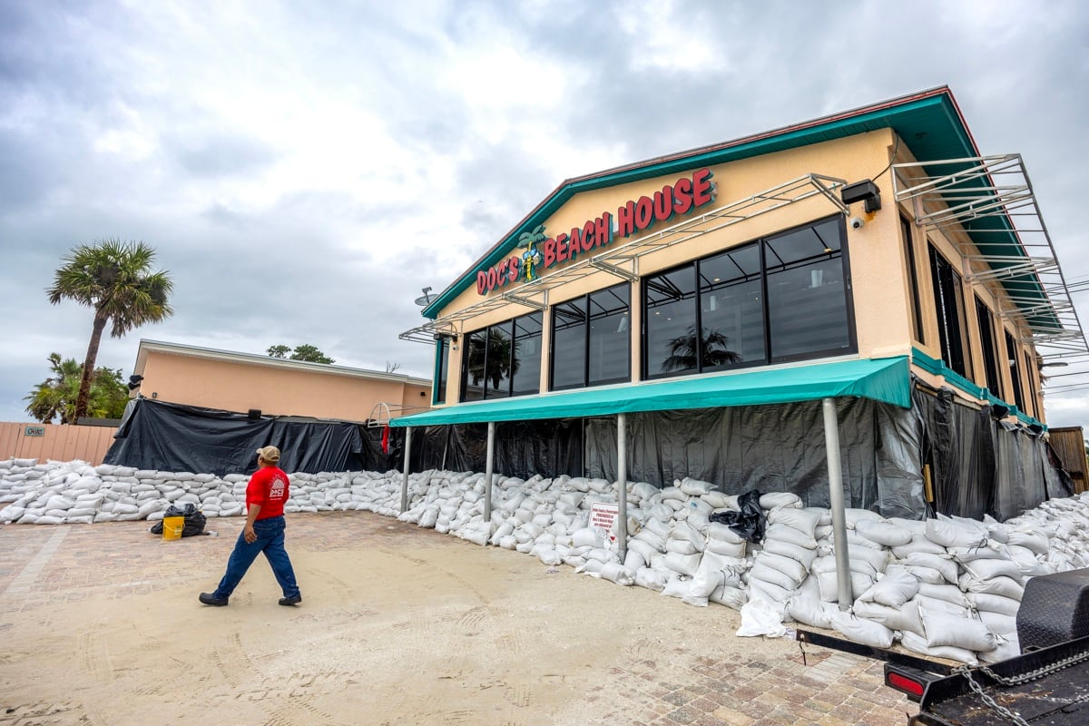 Las horas previas al huracán Milton en Florida (EFE)