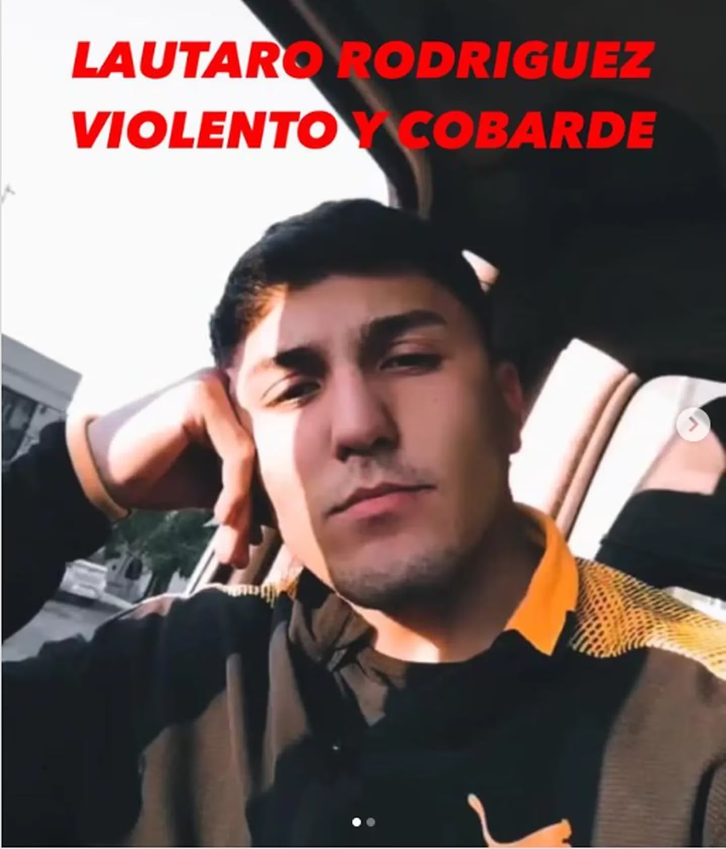 El posteo que hizo la hermana de Enzo, el joven agredido. Gentileza: Instagram @laurinosol.