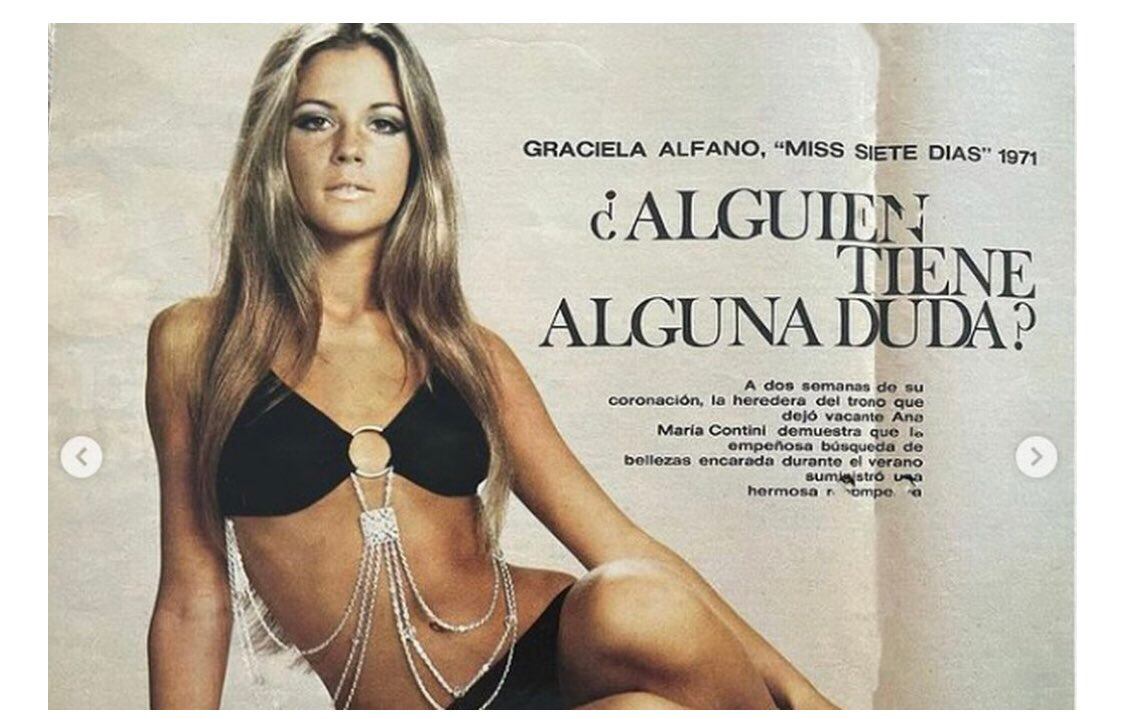 Graciela Alfano, una diosa de todos los tiempos