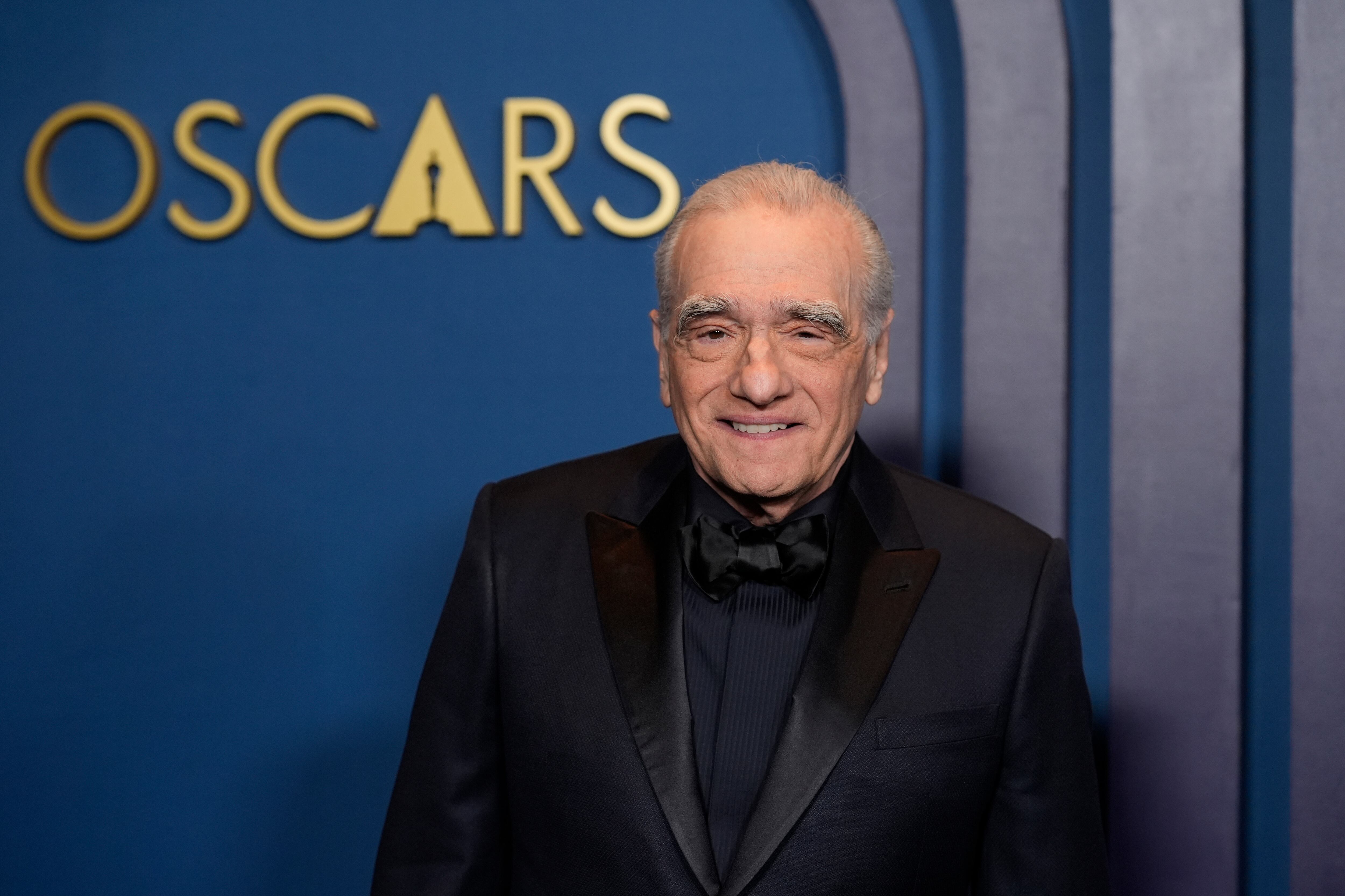 Martin Scorsese llega a los Premios de los Gobernadores el martes 9 de enero de 2024, en el Dolby Ballroom en Los Ángeles. (Foto AP/Chris Pizzello)