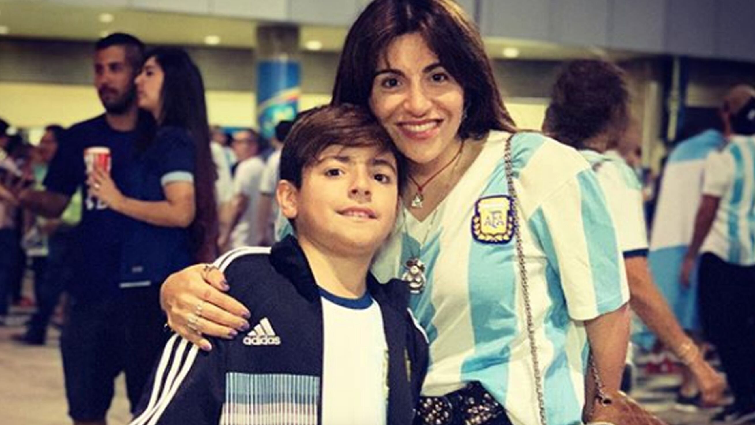 Benjamín es el hijo que Gianinna tuvo con el Kun Agüero.