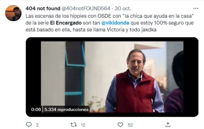 "El encargado", la serie que protagoniza Guillermo Francella, se hizo viral por una supuesta chicana a Victoria Donda y su exempleada doméstica (Twitter)