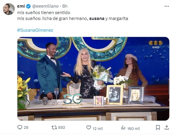 Memes por la vuelta de Susana Giménez a la televisión (X)