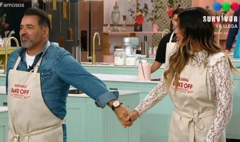 Karina Jelinek cuestionó al jurado de "Bake Off Famosos" tras quedar eliminada. Captura: Telefe