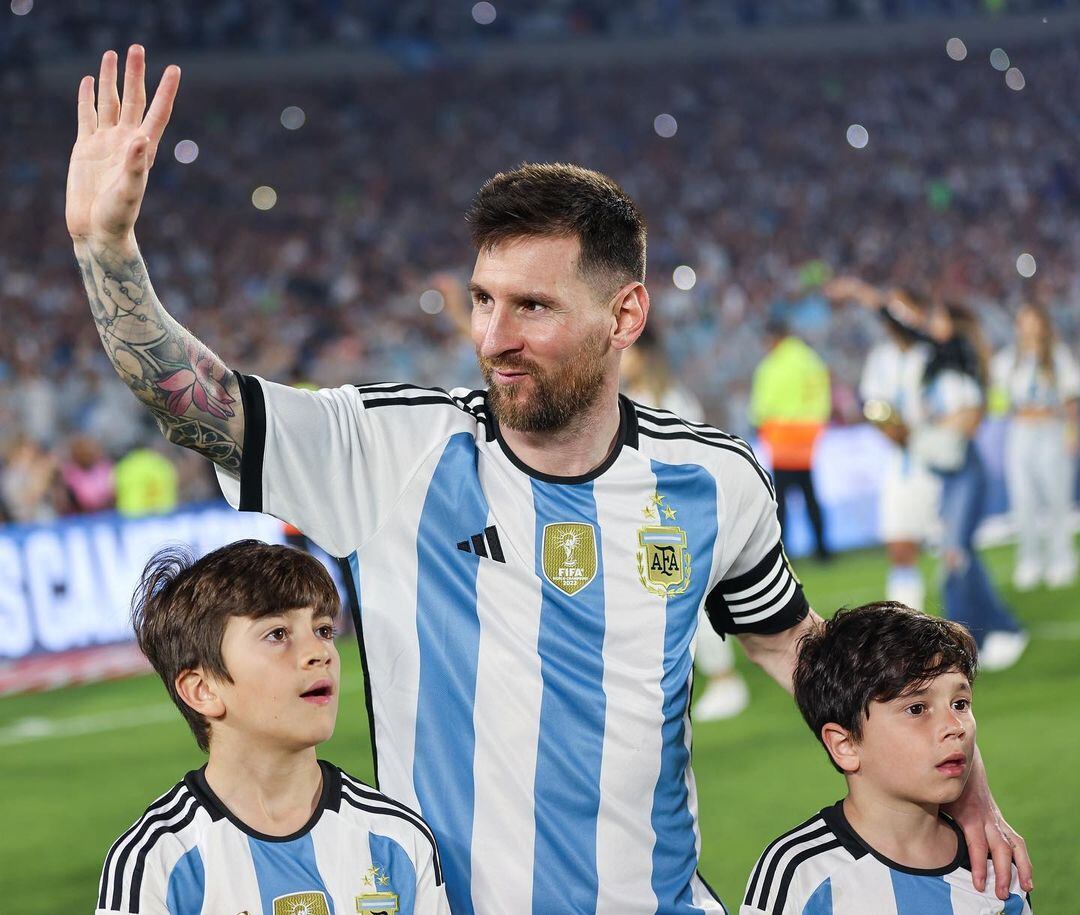 El álbum de fotos que Lionel Messi sobre la fiesta de los campeones del mundo (Instagram)