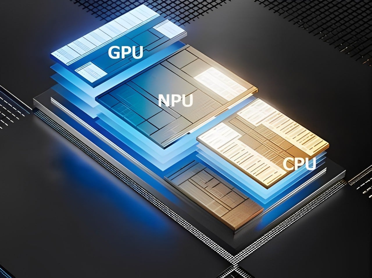 La NPU se suma a la CPU y GPU como nuevo elemento en las computadoras con inteligencia artificial integrada.