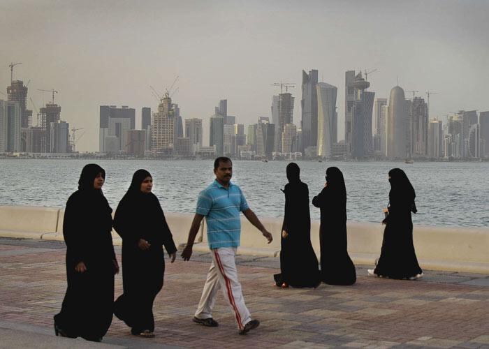 Así lucen las mujeres en Qatar. / gentileza 