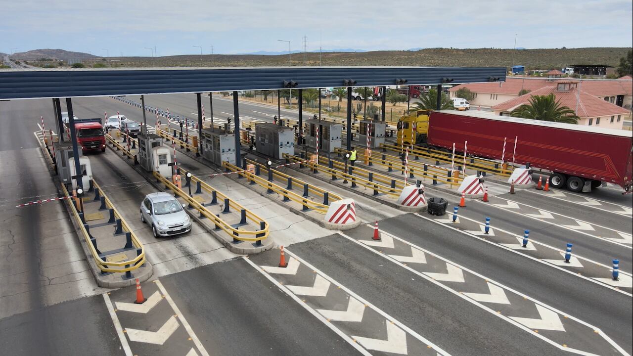 Peaje camino a La Serena de Sociedad Concesionaria Ruta del Elqui.