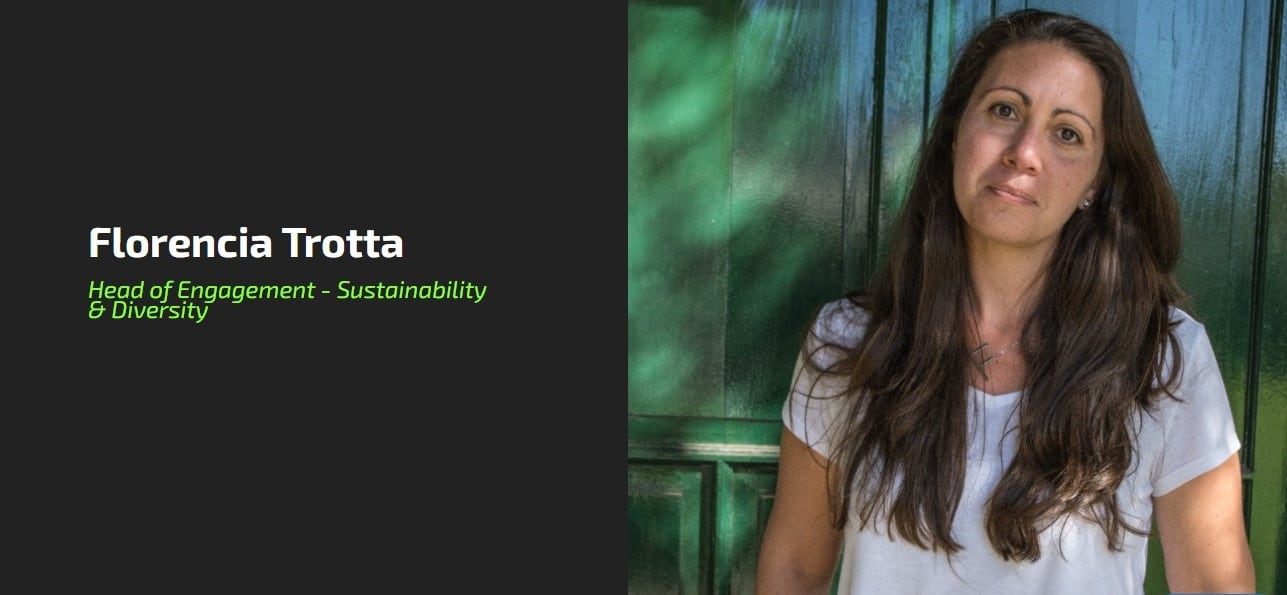 Florencia Trotta, Head of People engagement – diversity and sustainability de Nimble Giant Entertainment,