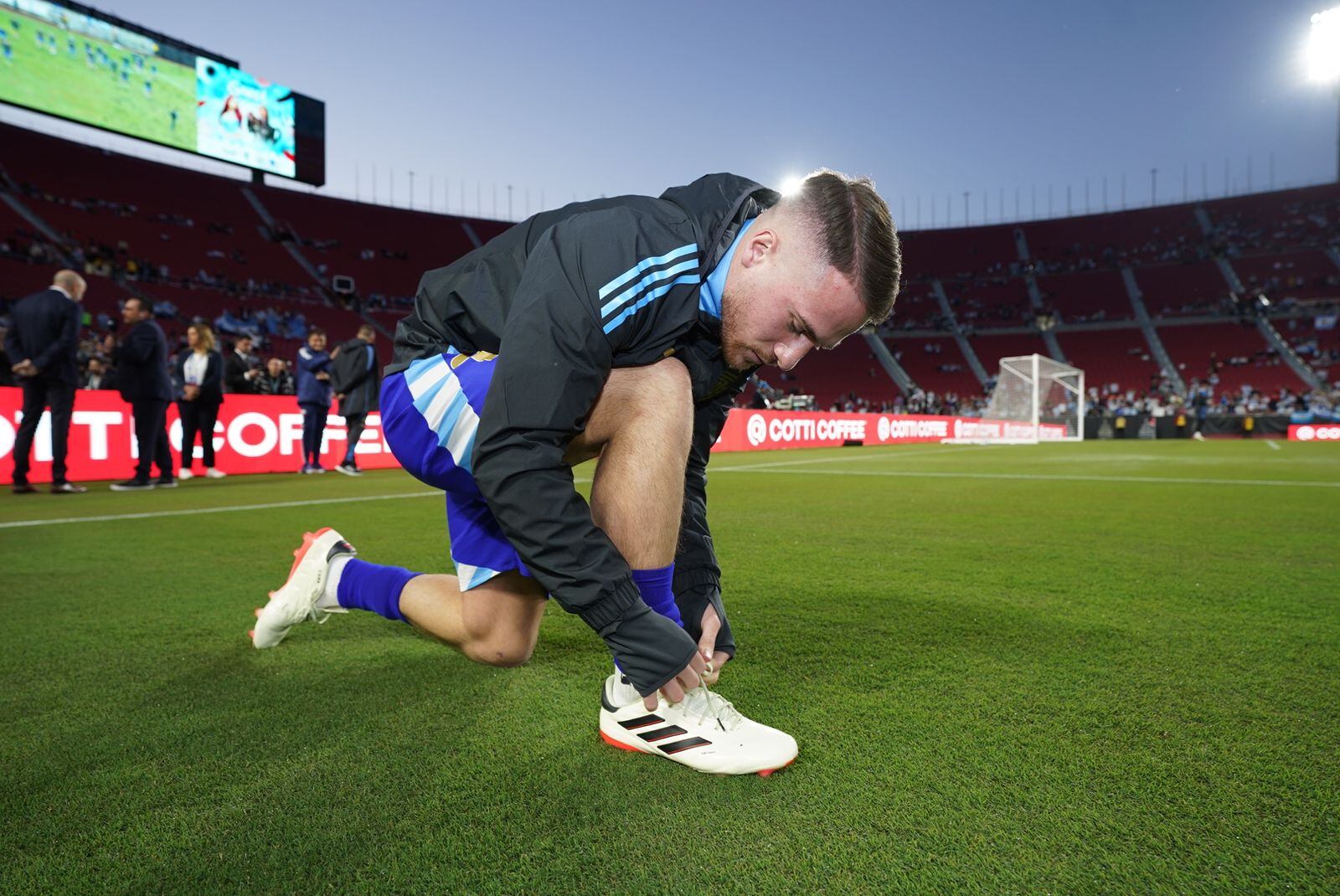 Alexis Mac Allister, uno de los volantes del seleccionado argentino. (Prensa Argentina)