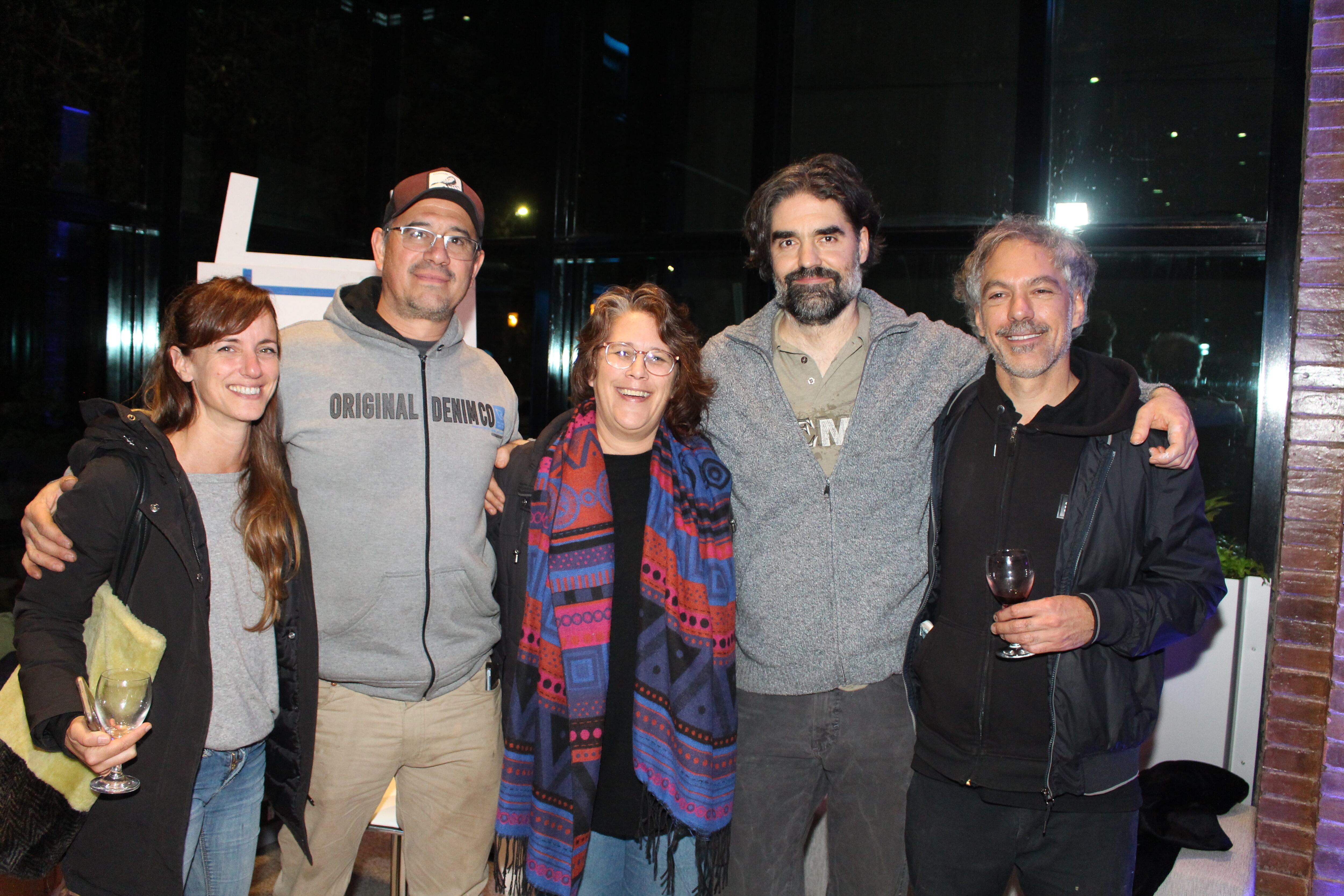 Flavia Róbalo, Leandro Pintos, Laura Rudman, Fernando Rosas y Federico Calandria.