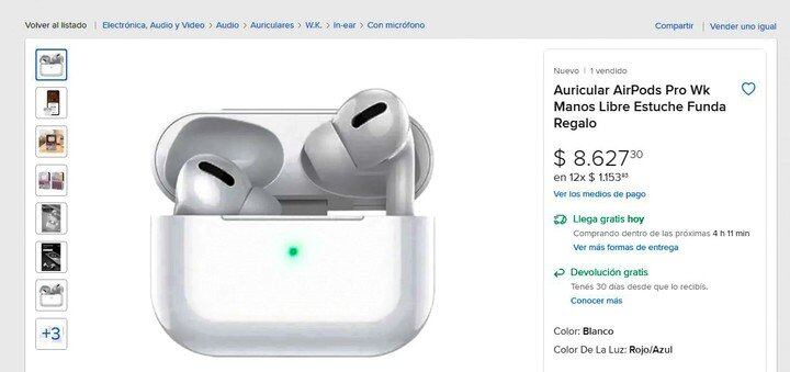 Mercado Libre sancionará a los usuarios que vendan artículos falsos que imiten a Apple.