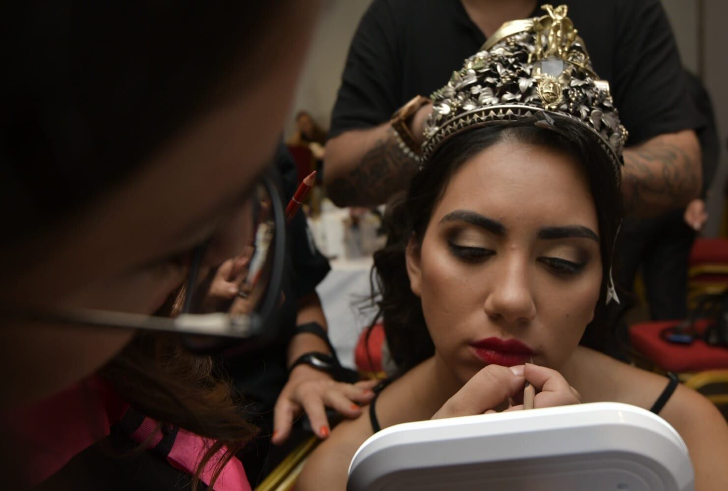 Así se prepararon las reinas para el Carrusel- Orlando Pelichotti / Los Andes