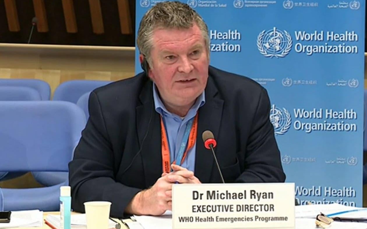 Mike Ryan, funcionario de la OMS - 