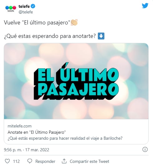 La publicación de Telefe que confirmó la vuelta del programa