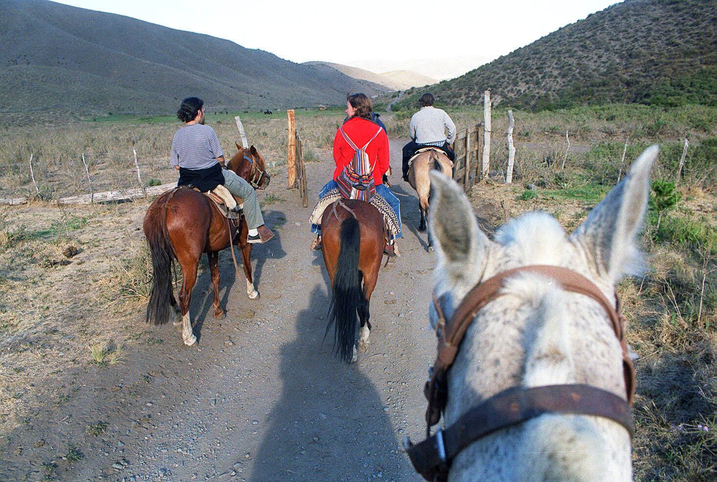 Las cabalgatas son uno de los atractivos de la zona.