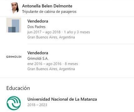 su perfil de linkedin no indica que en algún momento haya trabajado en salud.