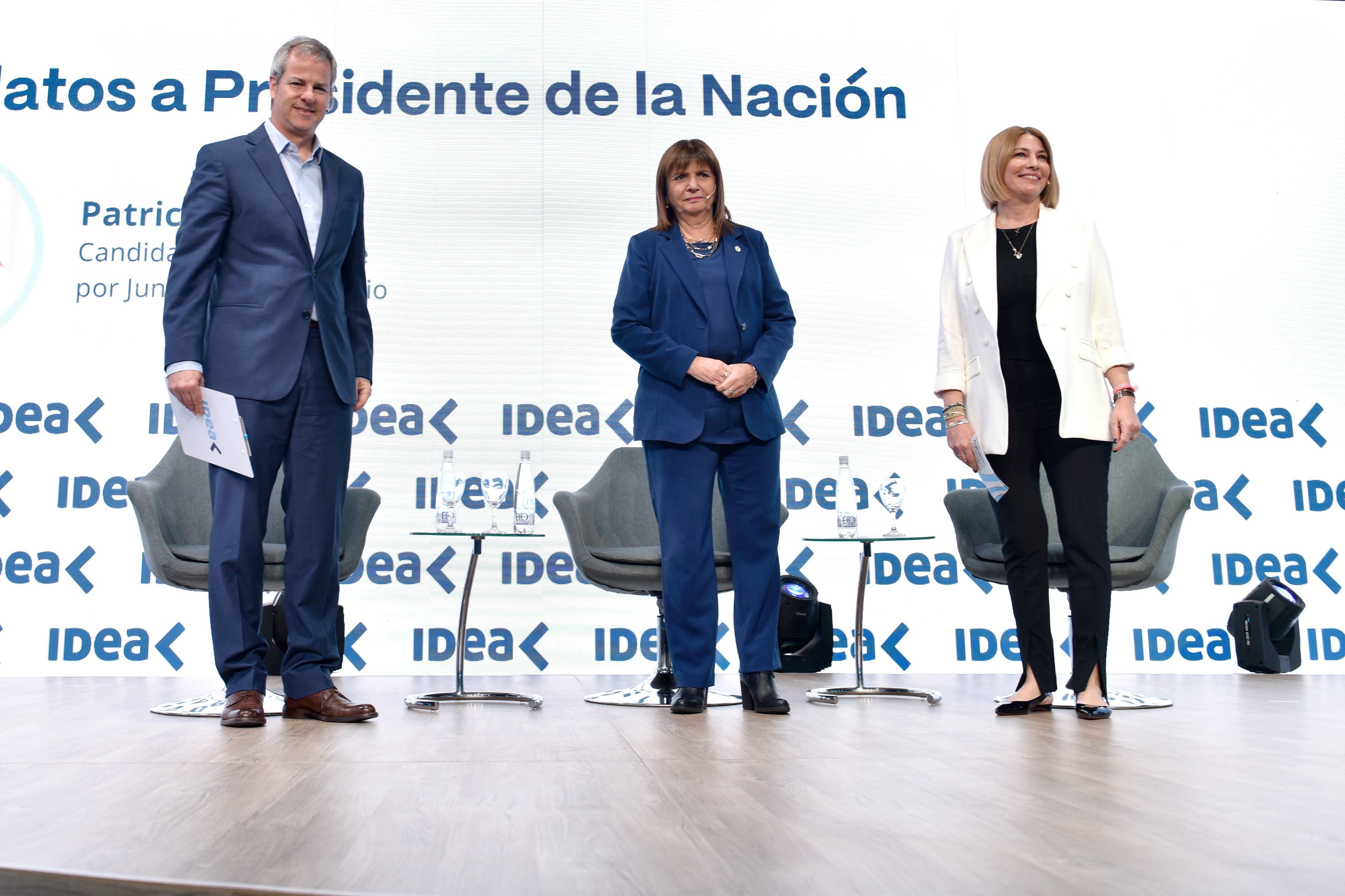 Roberton Murchison, Patricia Bullrich y Sofia Vago