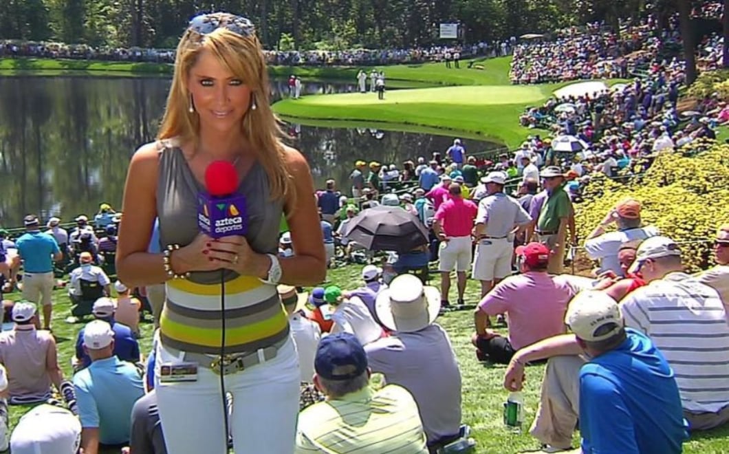 La periodista mexicana Inés Sainz había sido designada por la TV Azteca para cubrir el Augusta National Invitational del año 2016.