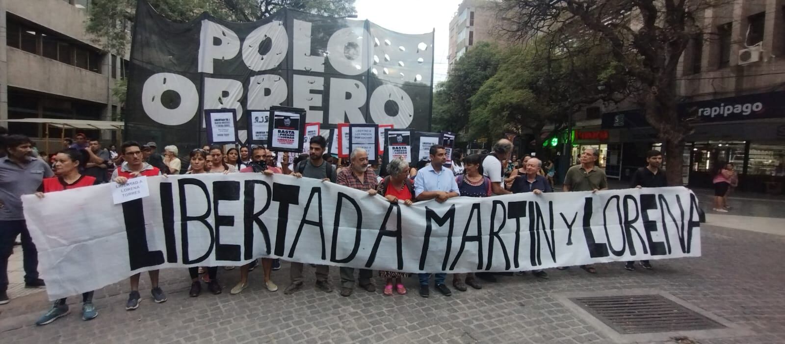 Eduardo Belliboni en Mendoza. Polo Obrero. Partido Obrero.