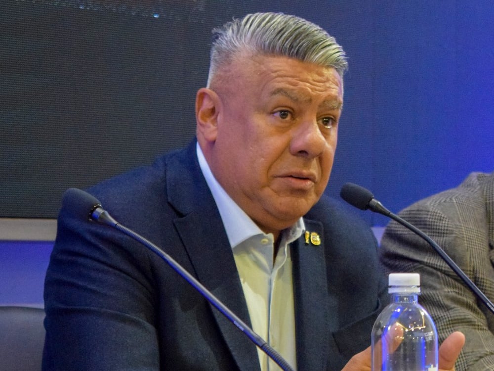 Claudio Tapia, presidente de la Asociación del Fútbol Argentino. (Prensa AFA).