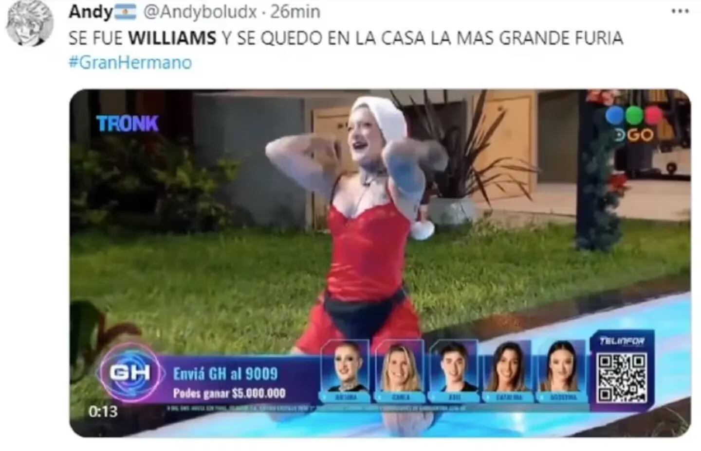 El Paisa abandonó la casa de Gran Hermano y los memes no tardaron en llegar.