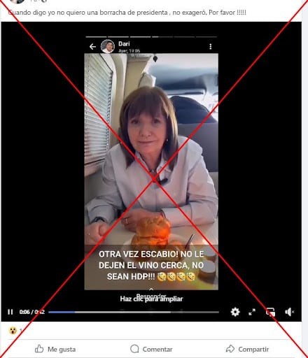 Está editado el video en el que Patricia Bullrich arrastra las palabras durante el Año Nuevo judío. Foto: Reverso