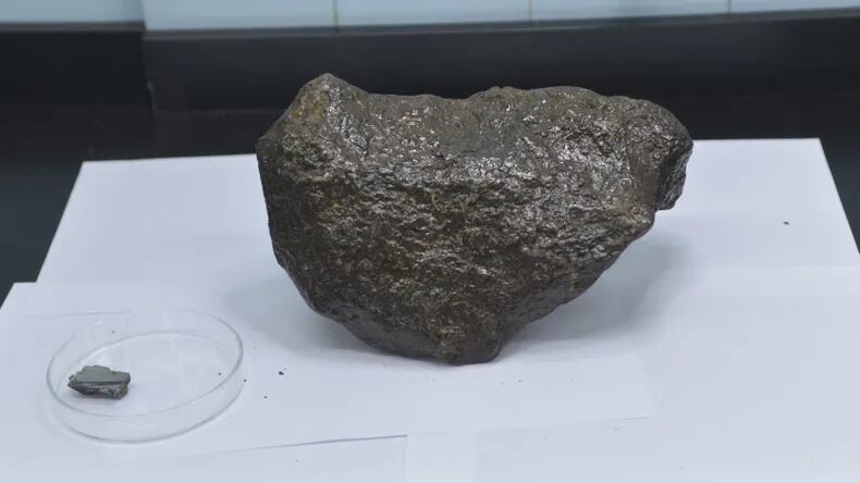 Aduana secuestró un meteorito que estaba en un auto que venía de Chile. Foto: AFIP Aduana