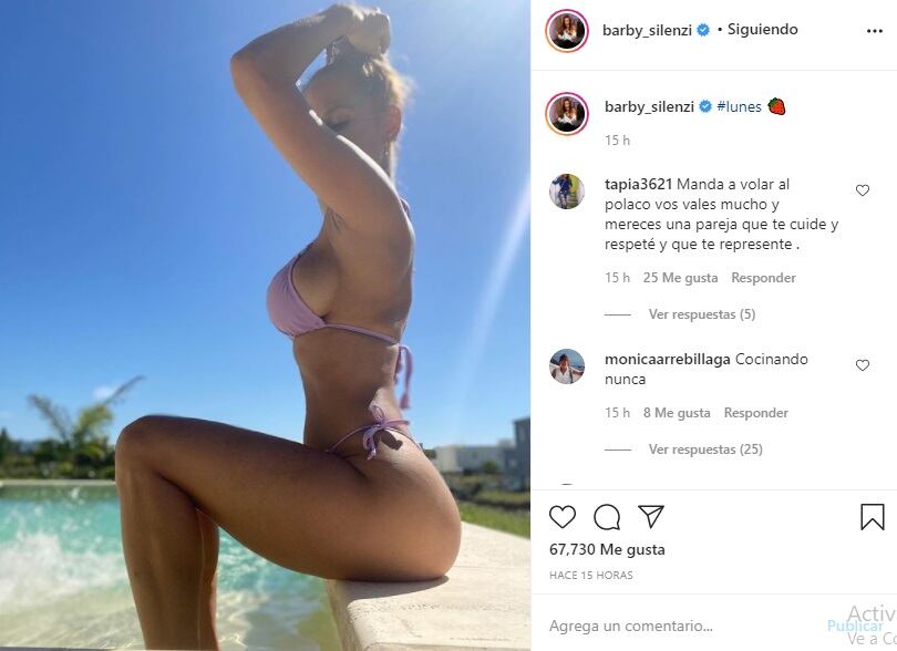 Barby Silenzi en redes