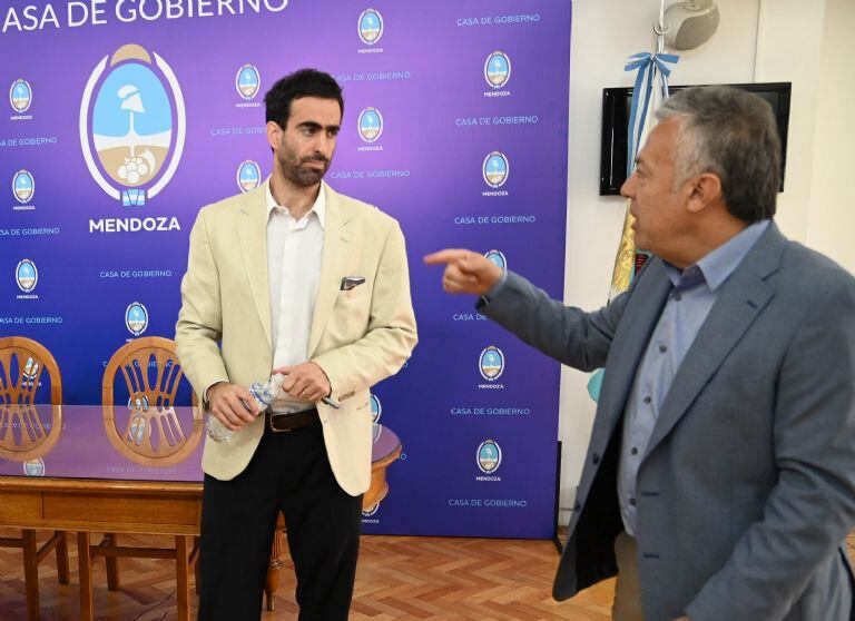 Victor Fayad y Alfredo Cornejo. Prensa Gobierno