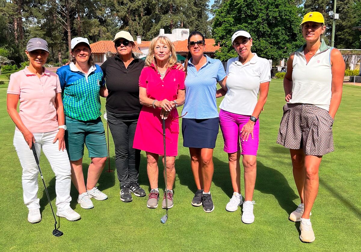 Las damas presentes en el Golf Club Andino. / Gentileza.