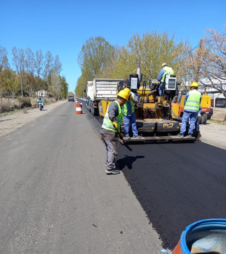 Ruta Provincial 96, también conocida como calle El Álamo.