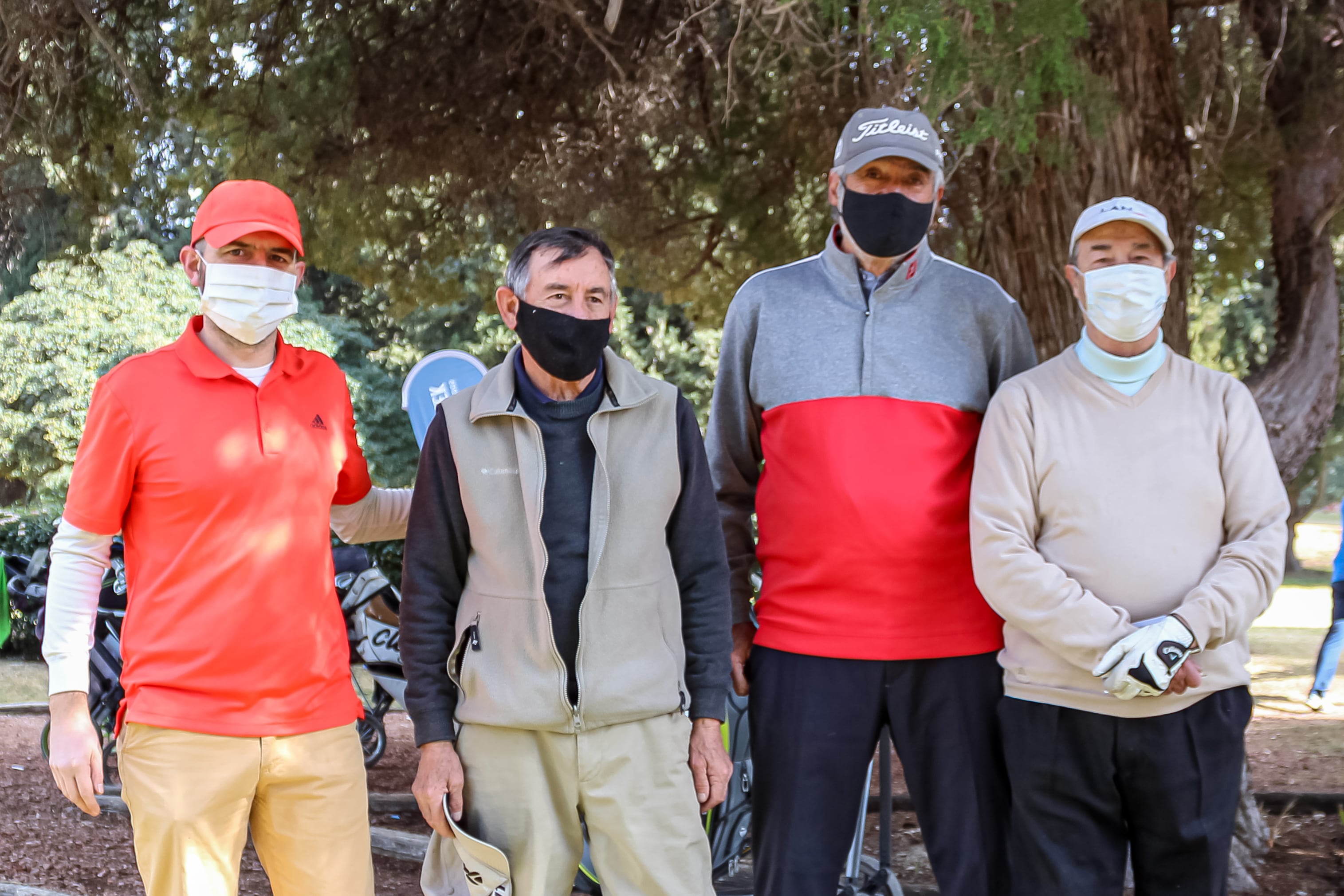 Juan Pablo Santini, Héctor Uano, Pedro Villanueva y Lorenzo Pérez. 