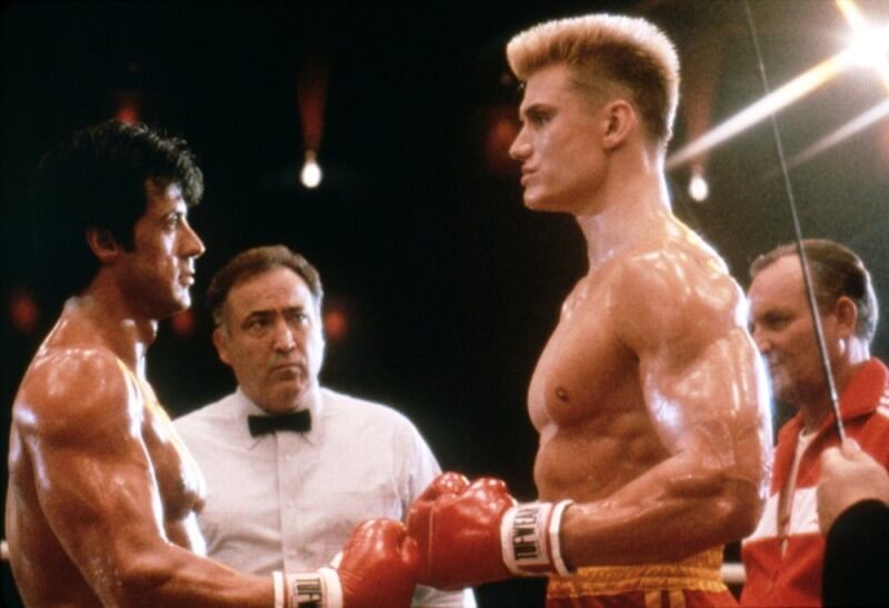 Rocky se enfrenta a Iván Drago.