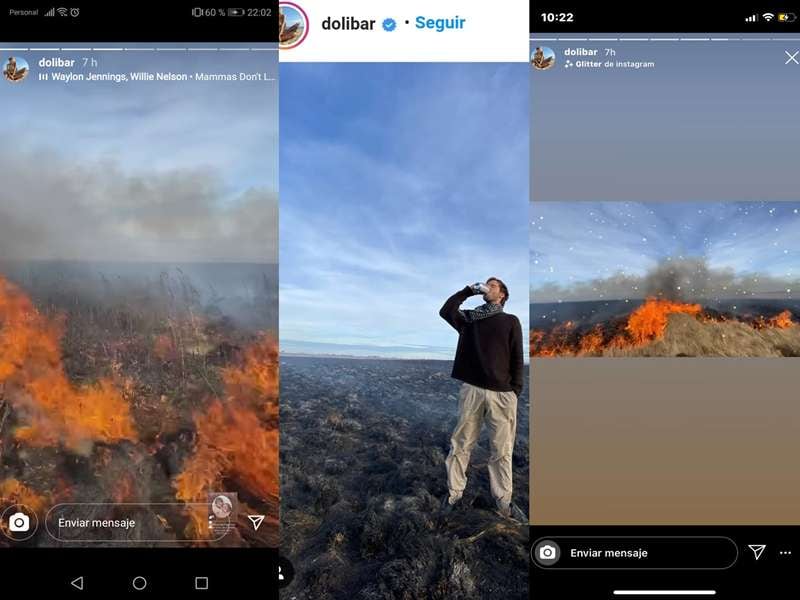 La modelo recibió cientos de mensajes que criticaron su actitud frente a los incendios