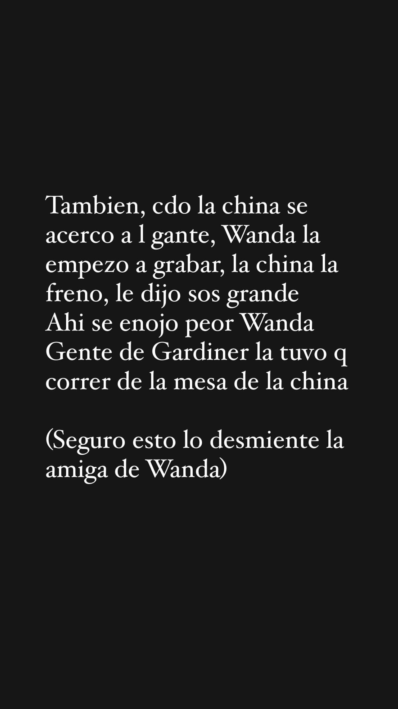 Escandaloso encuentro entre Wanda, L-Gante, la China y Mauro Icardi.