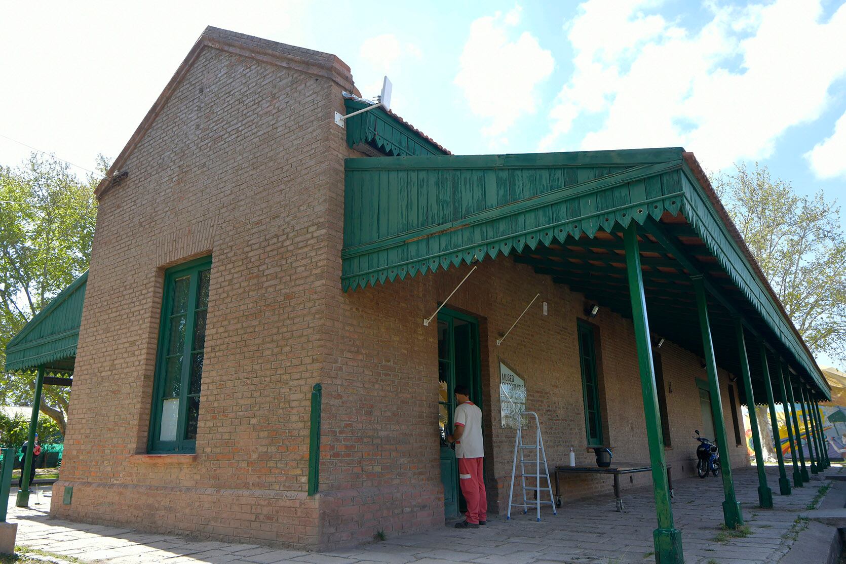 El Museo Ferroviario, está emplazado en el Parque Estación Benegas. Foto: Orlando Pelichotti