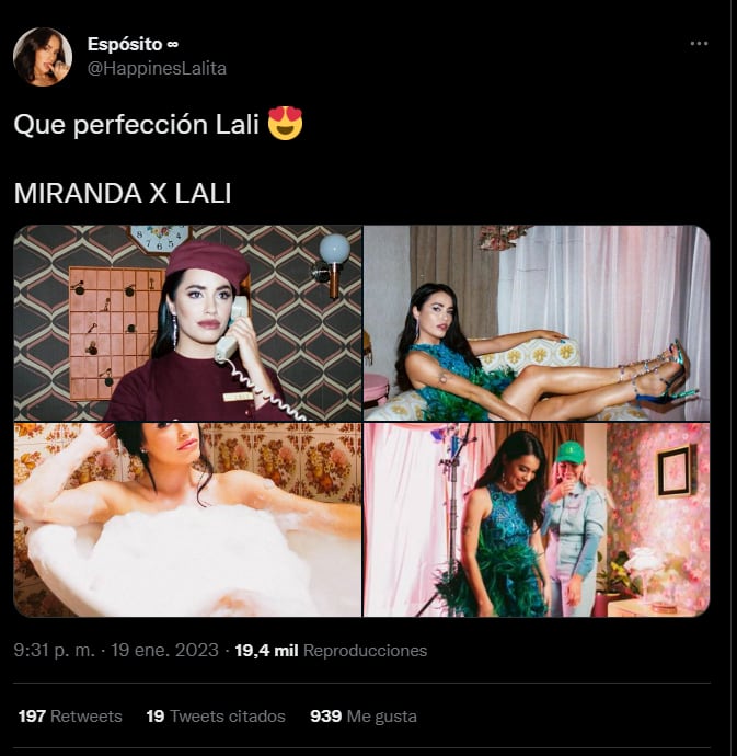 Las redes explotaron con el video de la colaboración de Lali y Miranda!