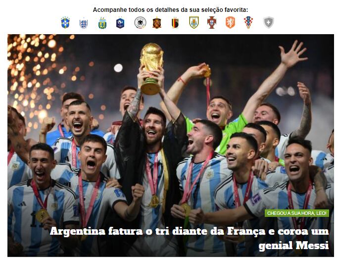 Argentina Campeón del Mundo: así lo reflejaron los medios del mundo