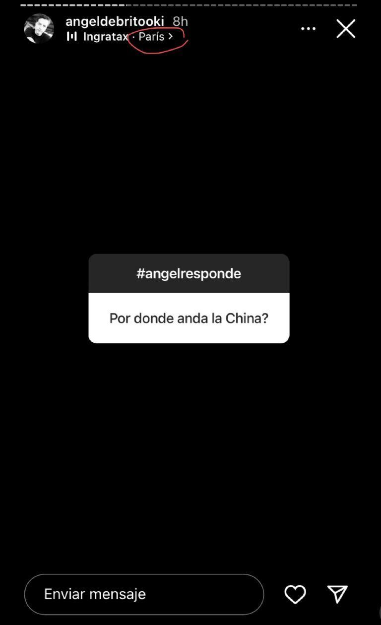 La respuesta de Ángel de Brito cuando le preguntaron por la China Suárez.