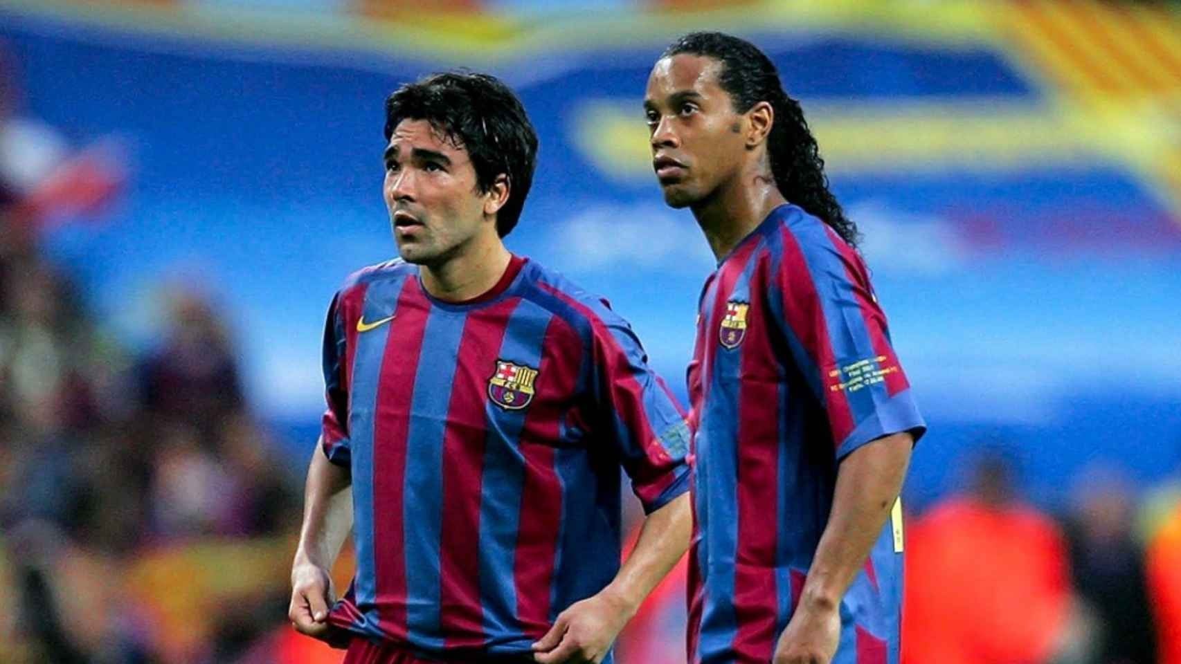 Deco con Ronaldinho