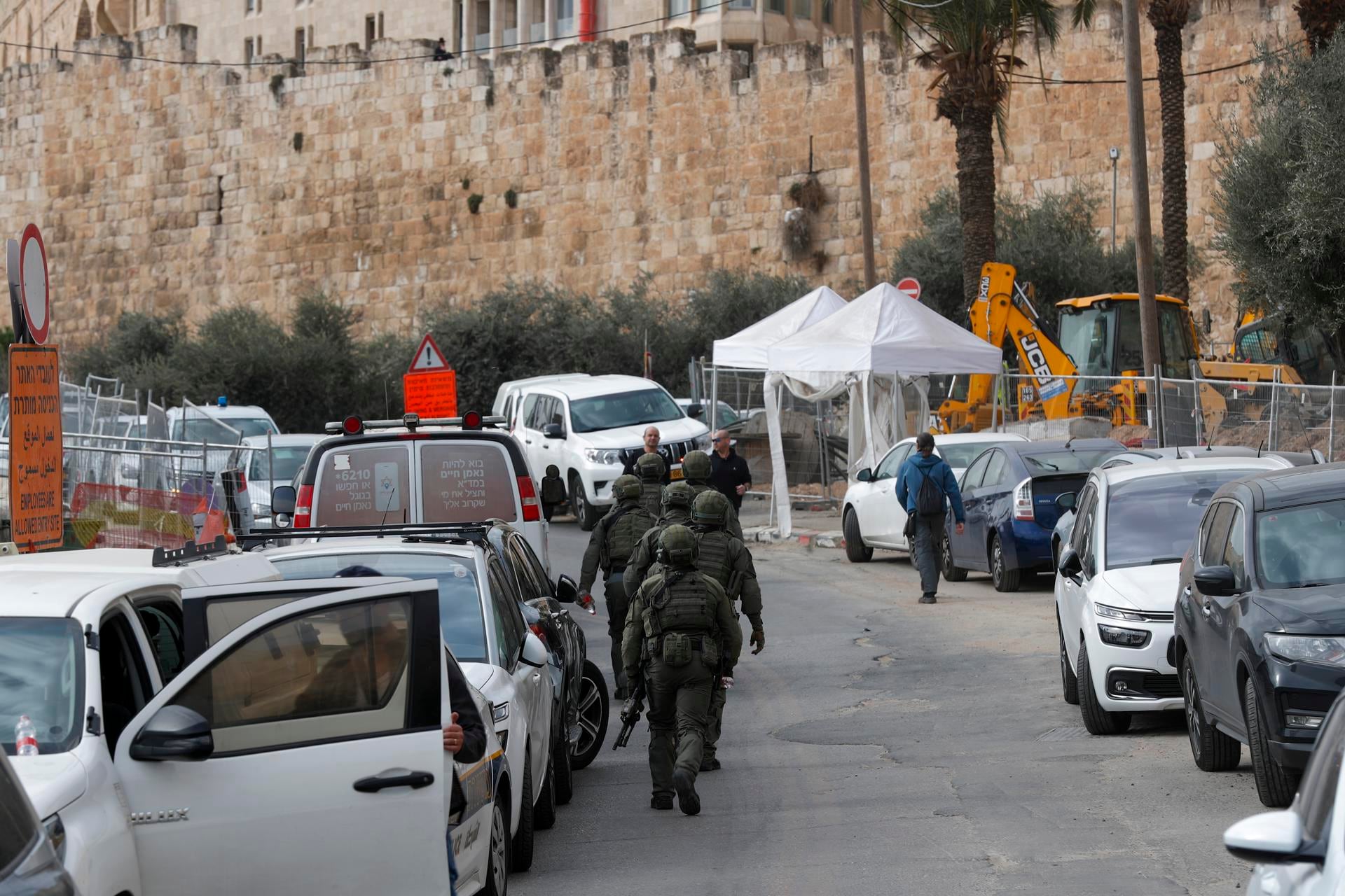 Tensión en Medio Oriente: un nuevo ataque en Jerusalén dejó dos personas heridas. / Foto: EFE/EPA/ATEF SAFADI
