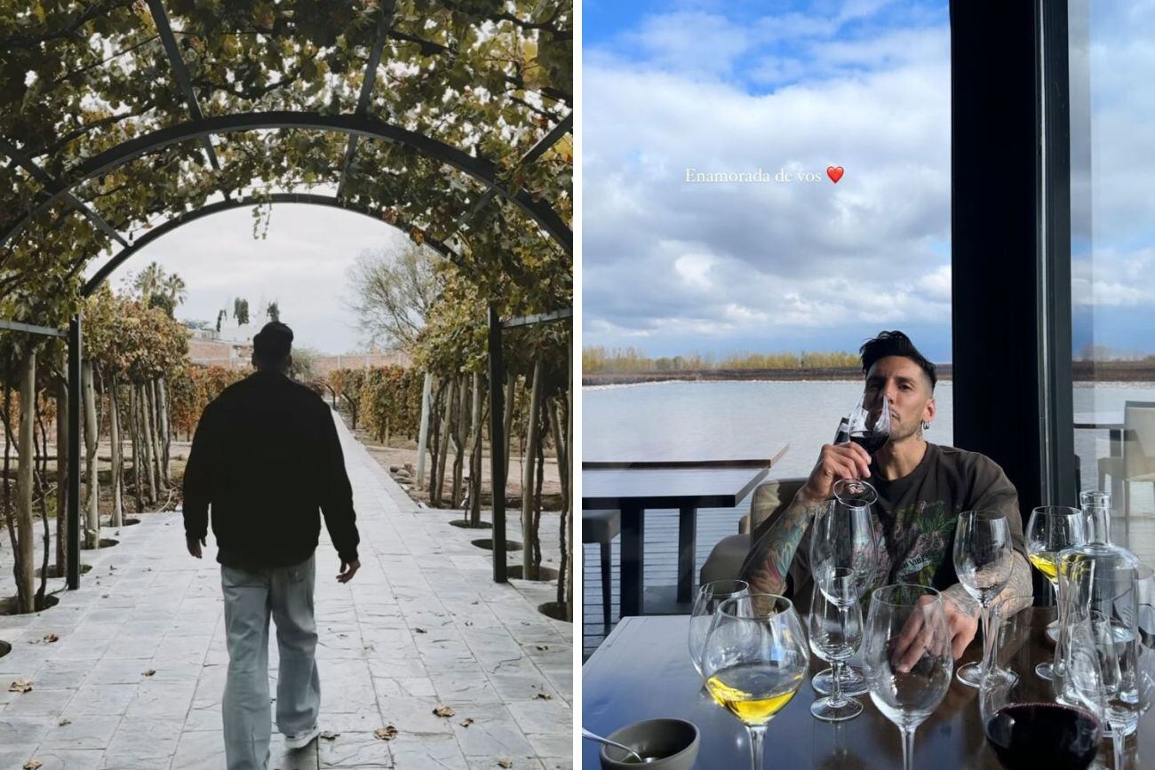 El romántico y sofisticado viaje a Mendoza de Camila Homs y José Sosa. Gentileza Instagram.