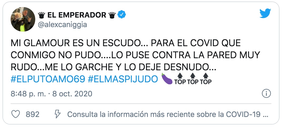 El mediático siempre sorprende con sus dichos y su manera de decir las cosas.