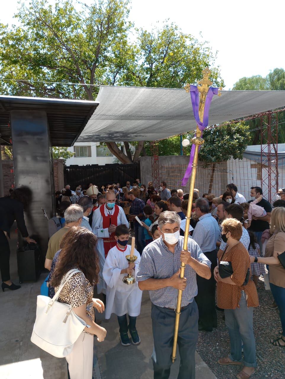 Celebraciones en la parroquia de los maronitas, San Juan Marón.